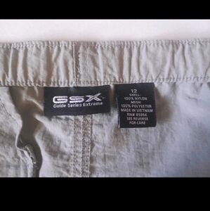 GSX Gray Nylon Womens Pants Size 12